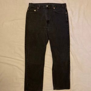 Levi’s 505 black denim 36w, 30l